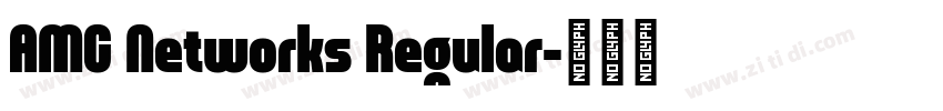 AMC Networks Regular字体转换